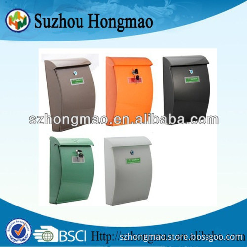 wall mount plastic mailboxes with more colors